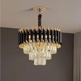 Black-and-Gold-Chandelier-Lighting-Fixture